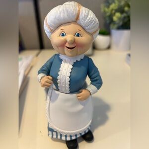 Charming Blue and White Holiday Figurine